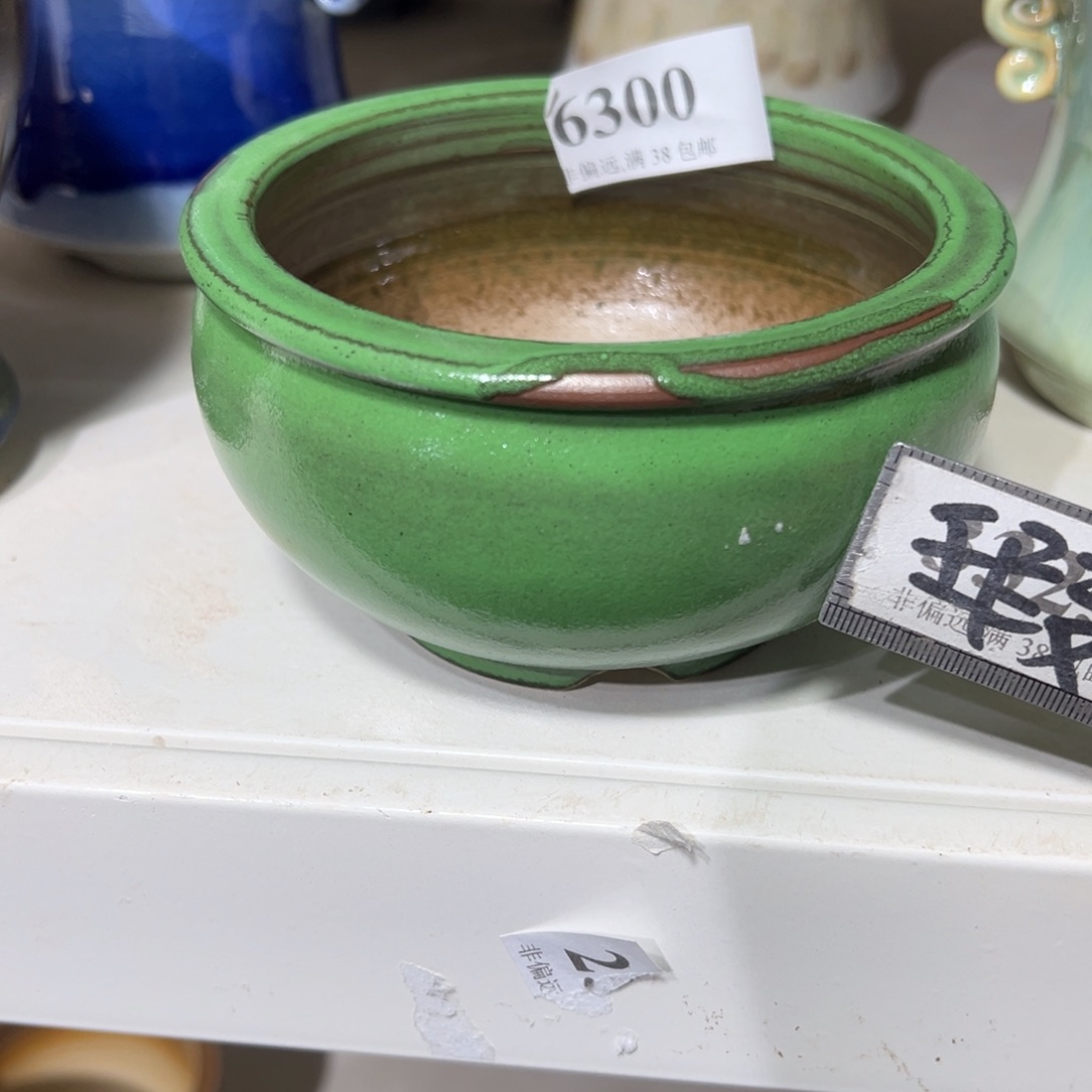 红陶口9高6 景德镇手工花盆