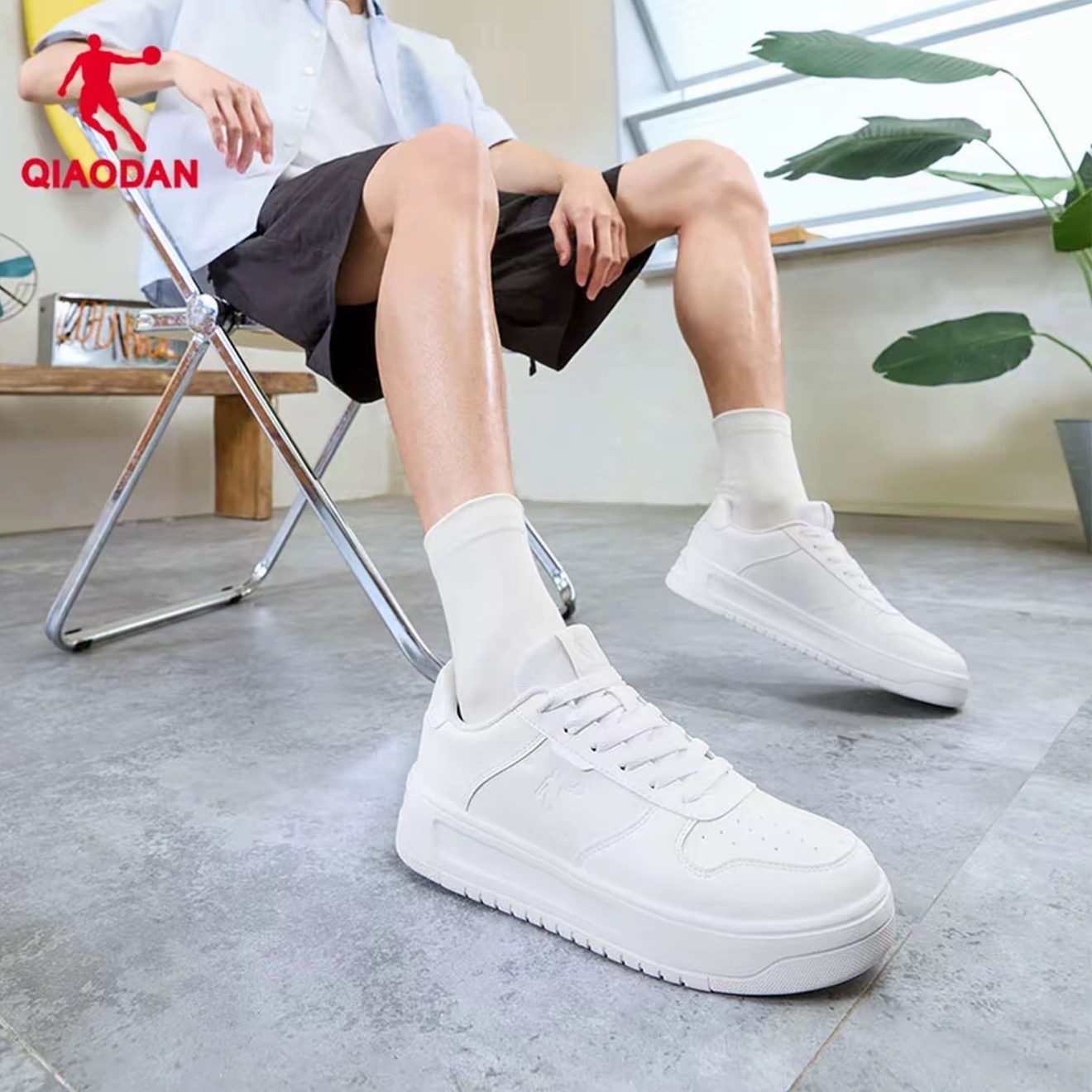 【卡佳专属】K33乔丹小白龙低帮板鞋男女情侣款休闲百搭革面经典款