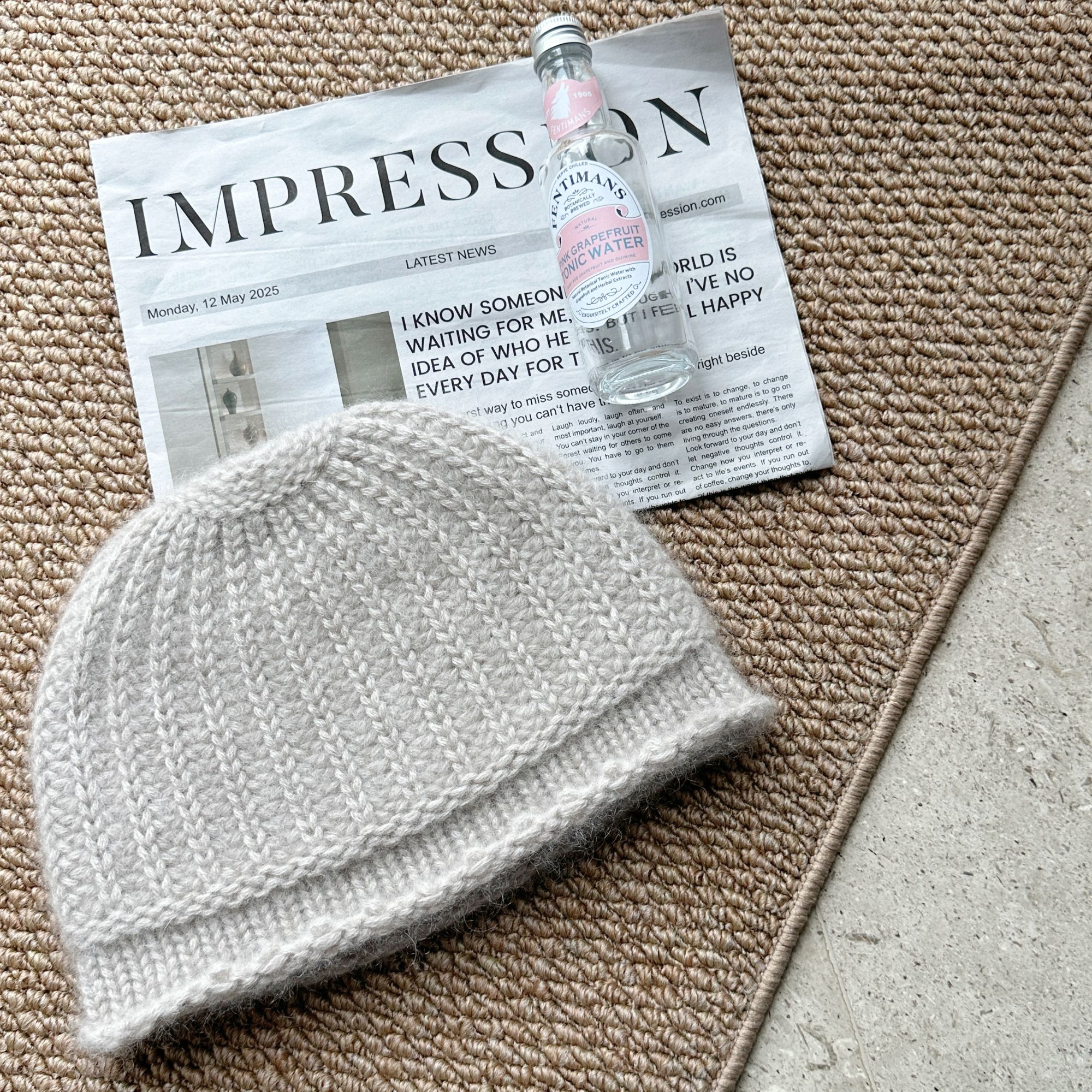 JESSICA WU三色羊绒柔软亲肤百搭时尚款针织帽2597W15039