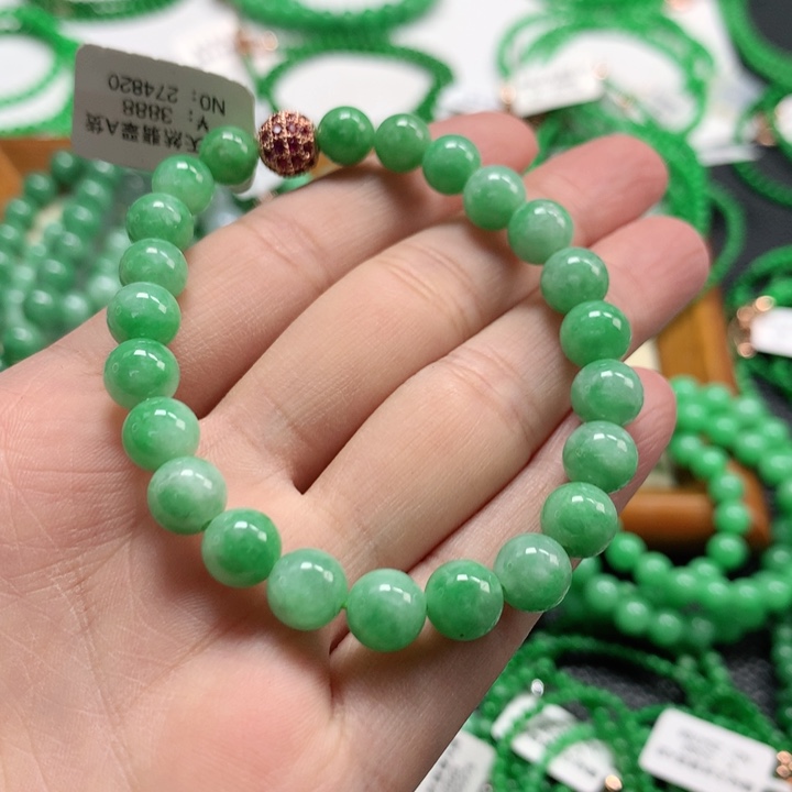 翡翠未镶嵌手链翡翠