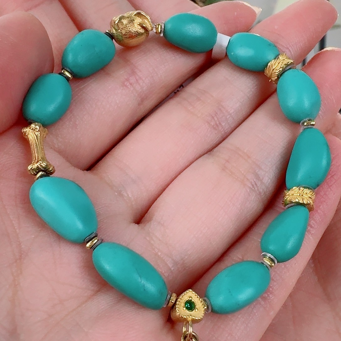 未镶嵌绿松石珠宝奇石