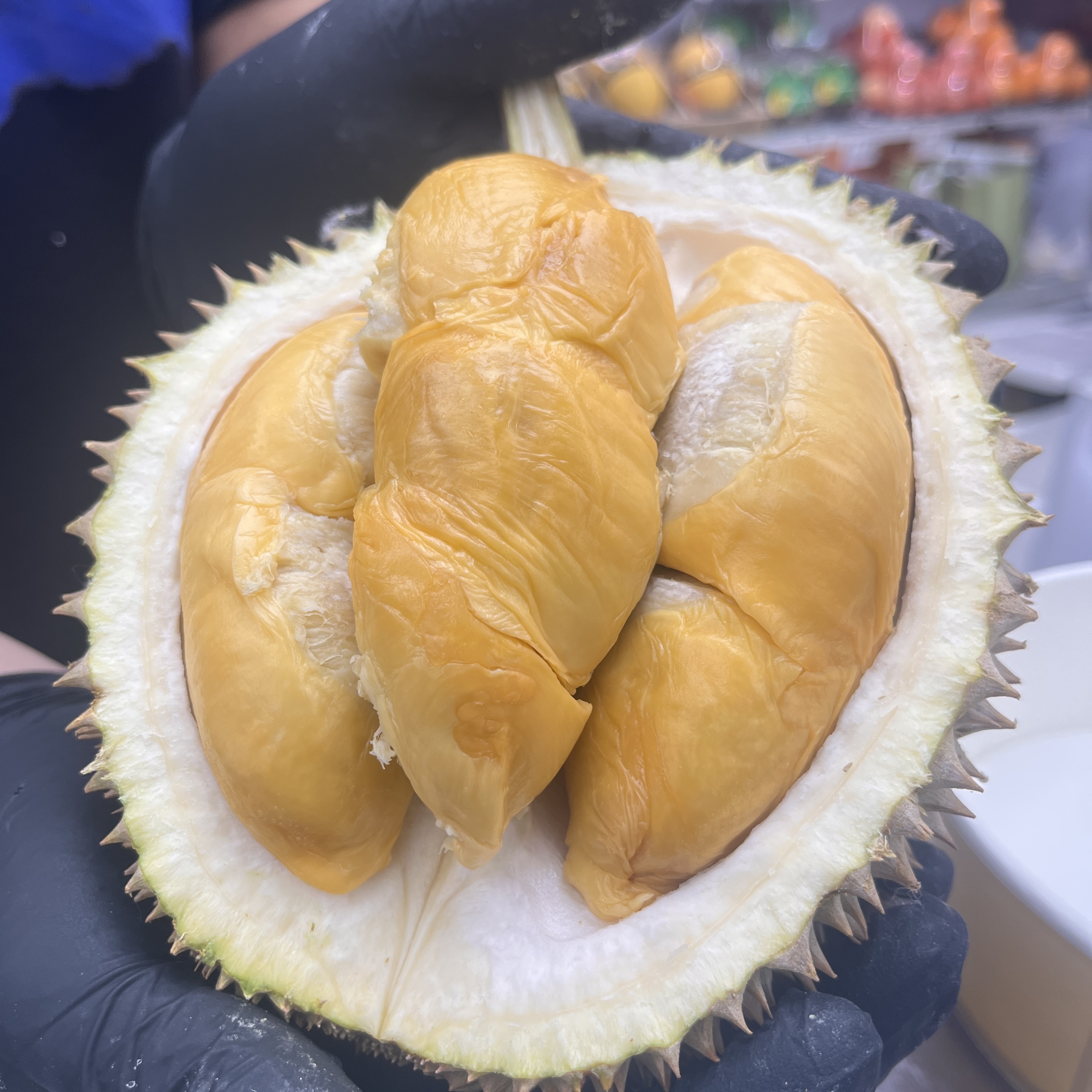 鲜果【D13朱雀】马来西亚新鲜榴莲1~6斤多规格［核大核小都有］朱雀马来西亚