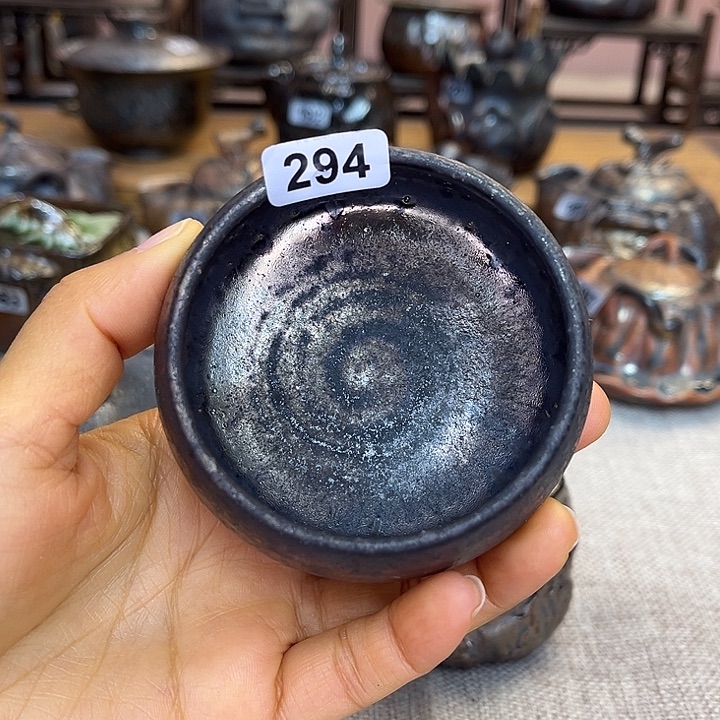 天***风裸柴烧陶瓷手工茶器