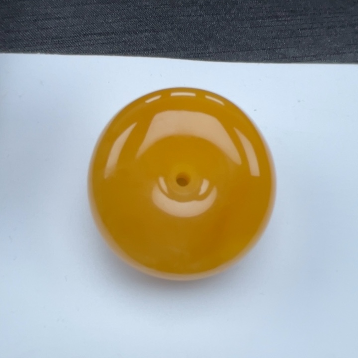 裸石蜜蜡未镶嵌蜜蜡柿子重35.1