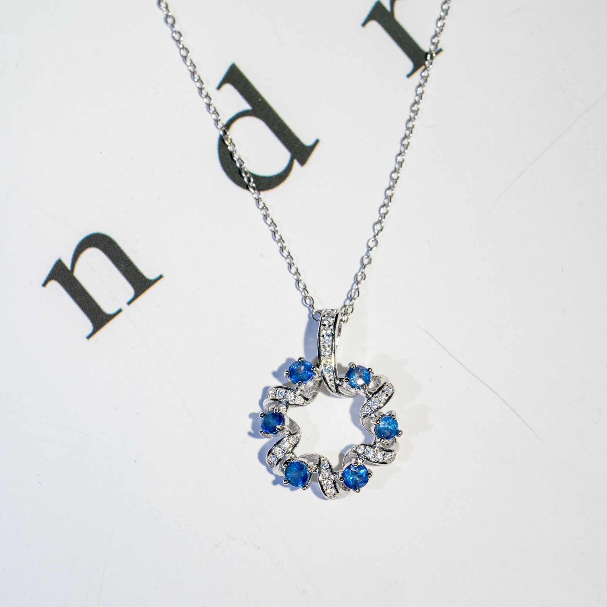 50228-DGZBCP14 蓝宝石吊坠