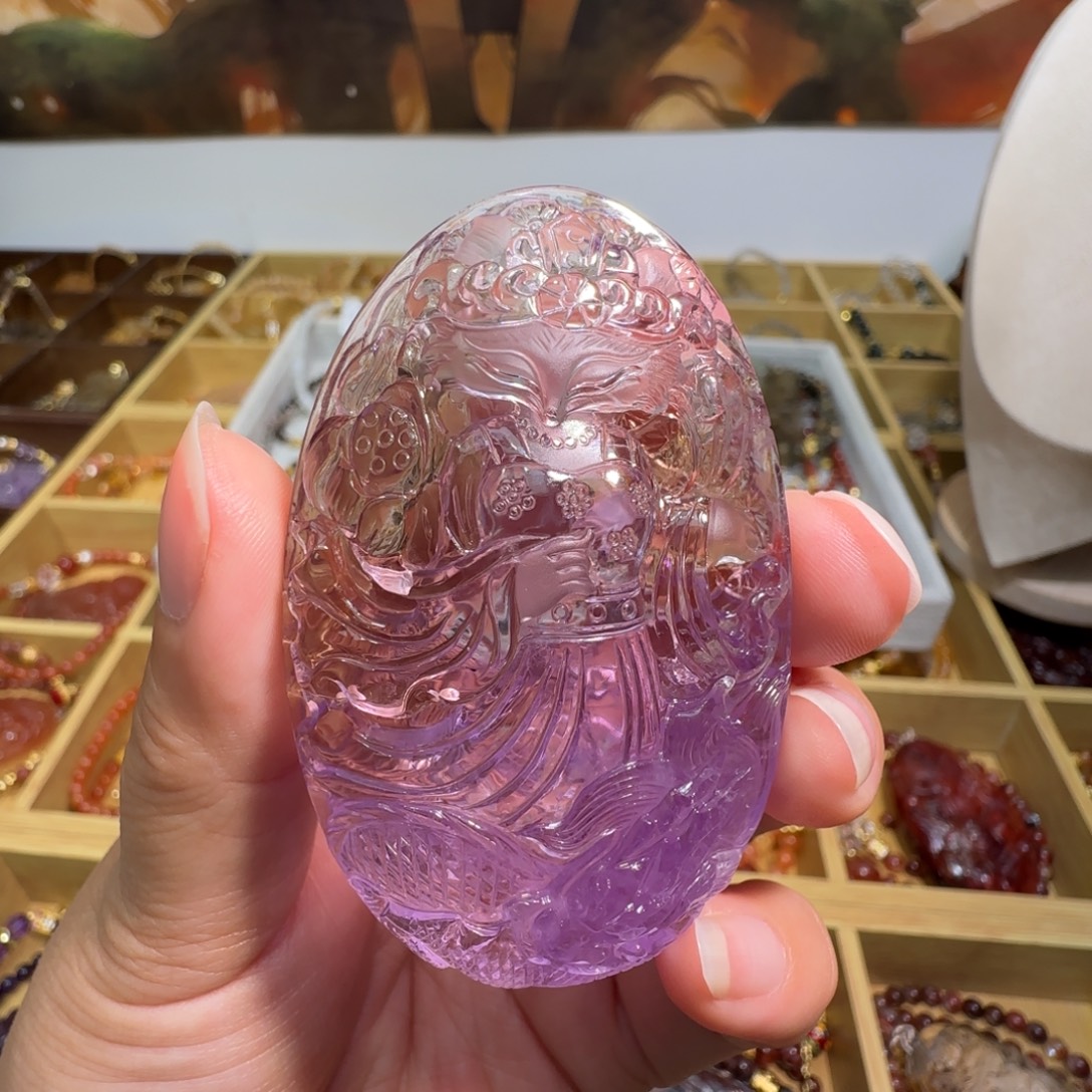 颈饰未镶嵌水晶九尾狐