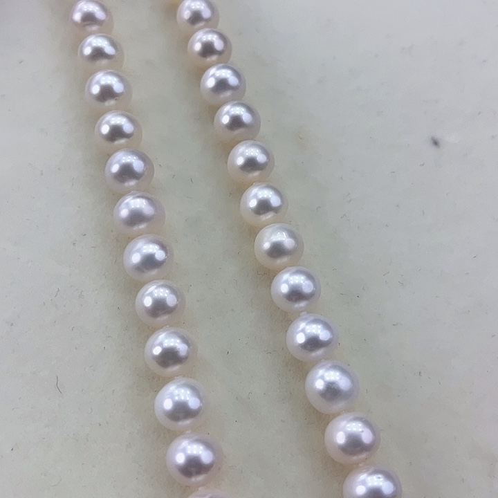 淡水珍珠颈饰银S925镶嵌卡9➕极光冷白