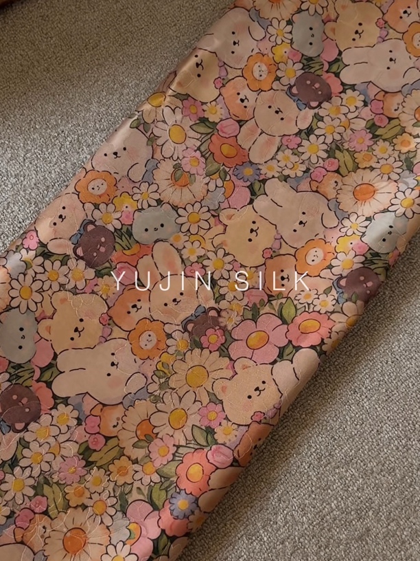 「棉花糖」YUJIN SILK 二经萝红云纱桑蚕丝114门幅24-26姆米
