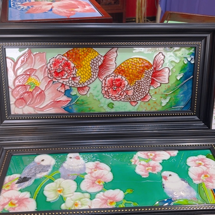 加大款瓷板画艺术作品