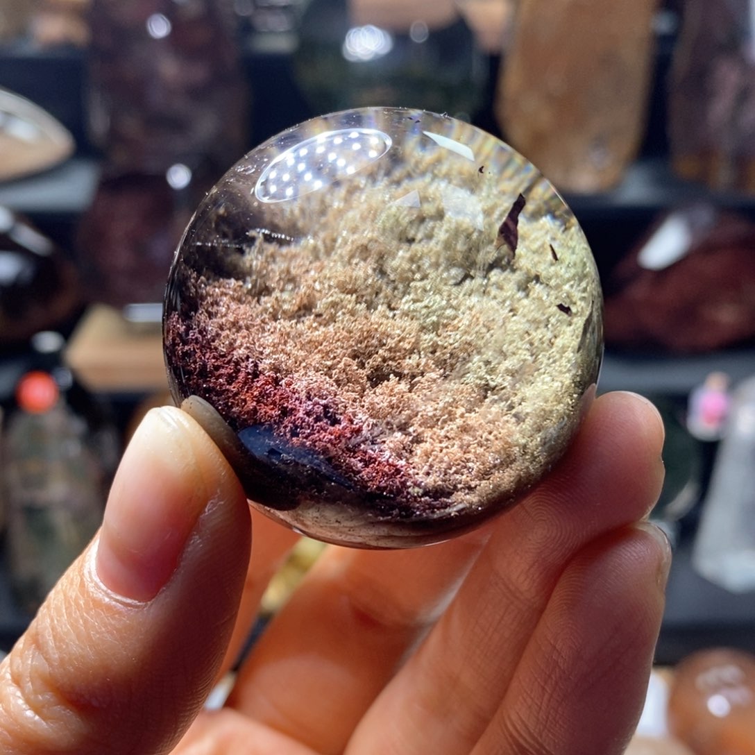 水晶摆件未镶嵌王*火摆件00000