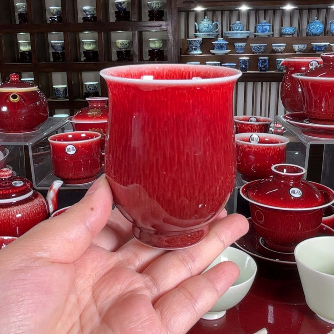 杯子景德镇高温原矿釉