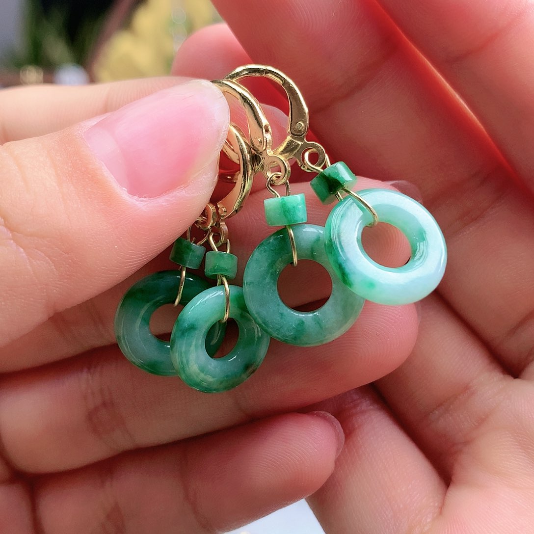 翡翠耳饰未镶嵌耳饰多样性发其一