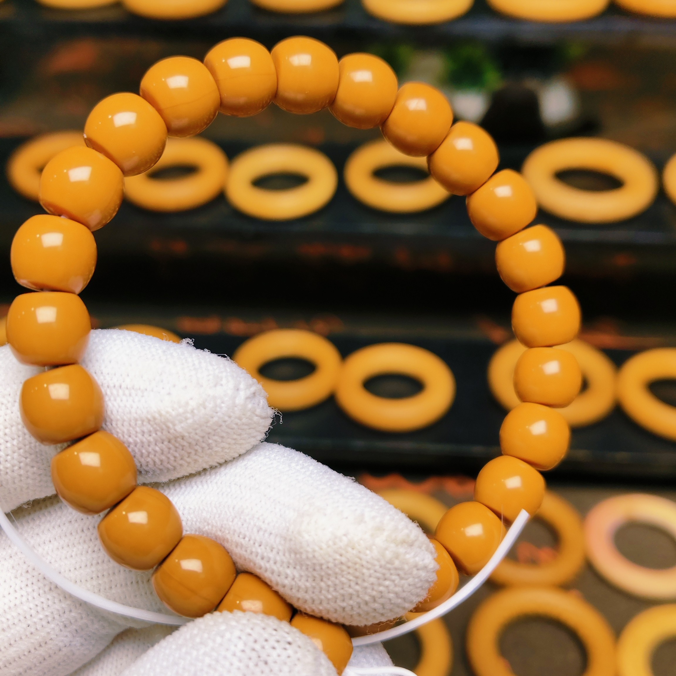 猴头老型全品A品文玩手串，手工精工盘玩易爆浆