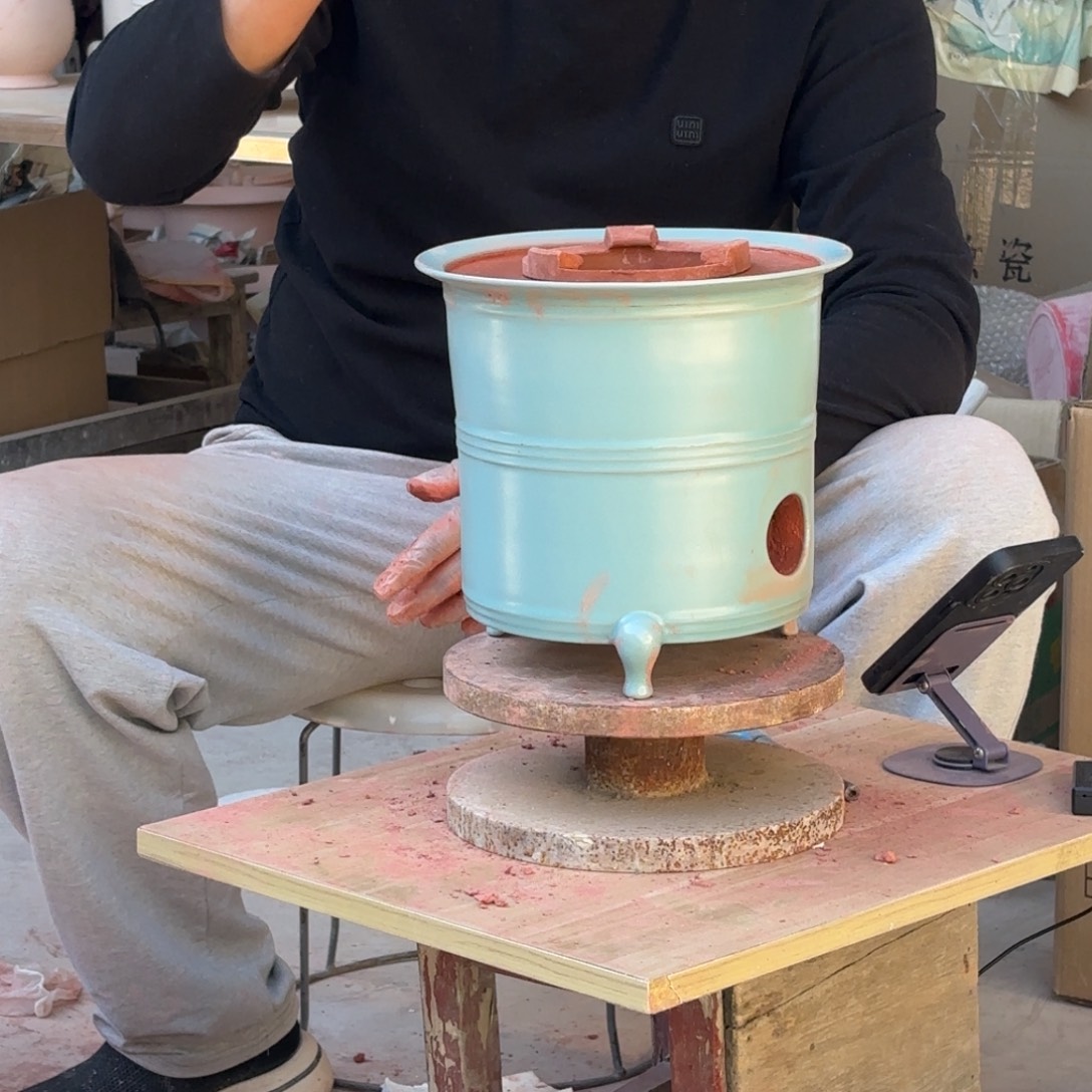 清凉寺原产地原矿仿古釉碳炉