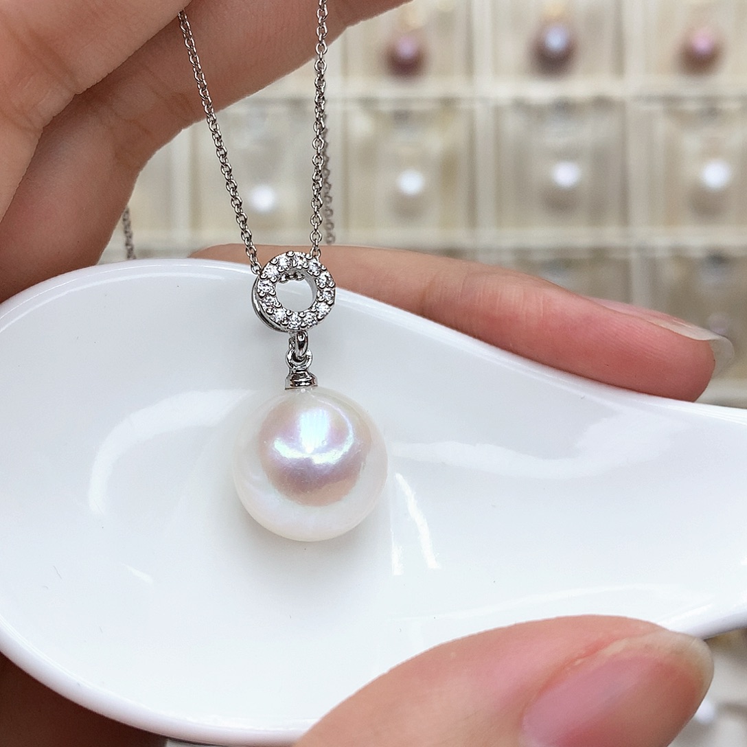 淡水珍珠颈饰合金