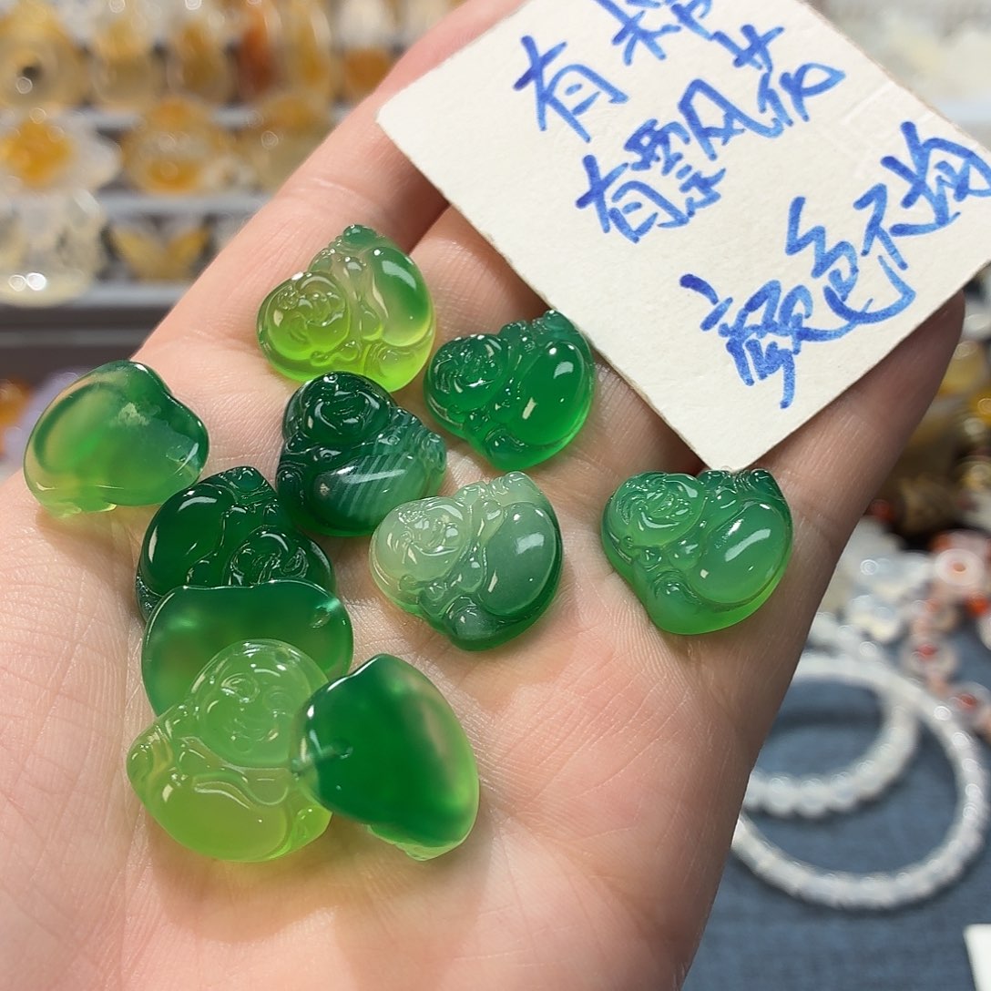 玛瑙/玉髓未镶嵌吊坠(不含链)