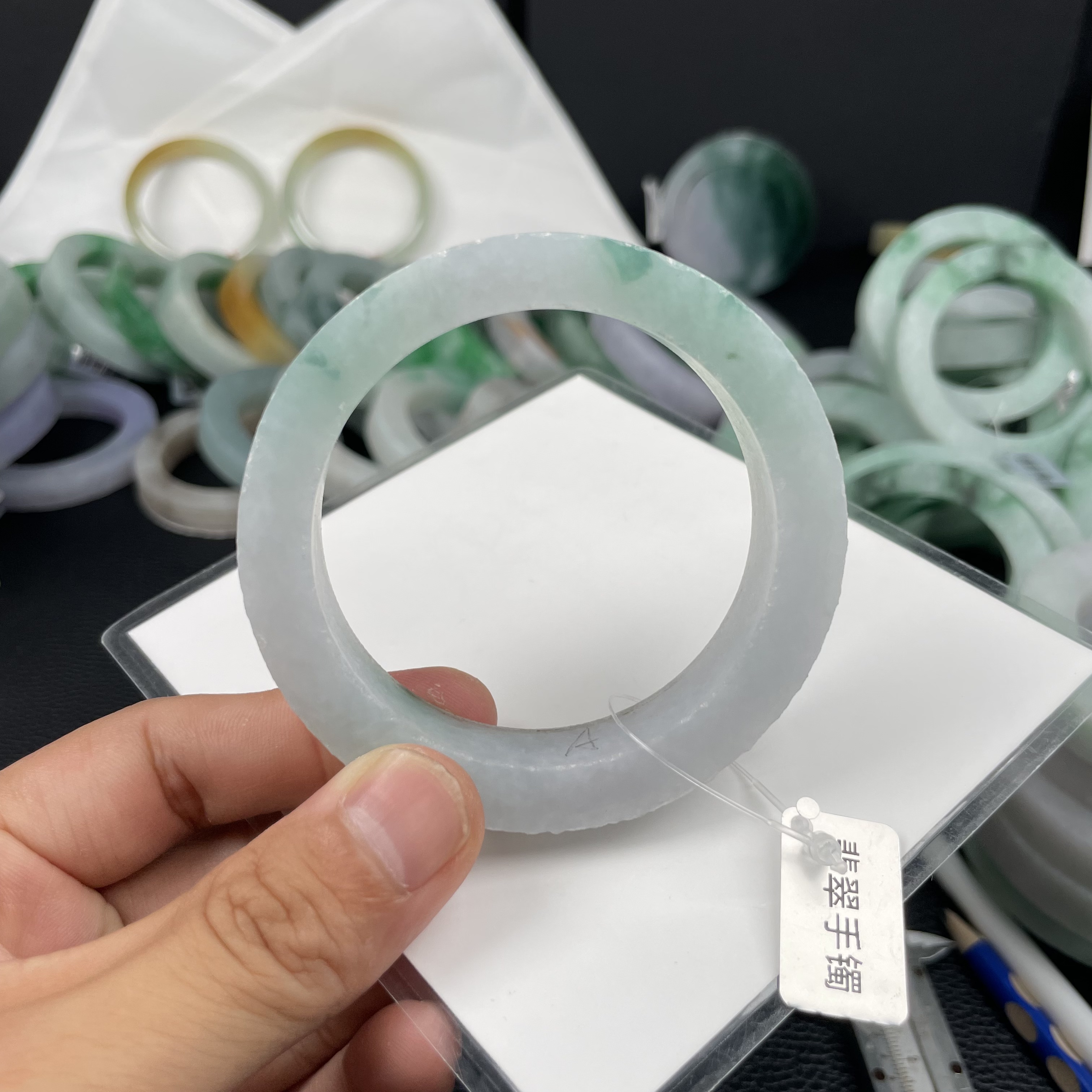 （定制）天然翡翠A货手镯05