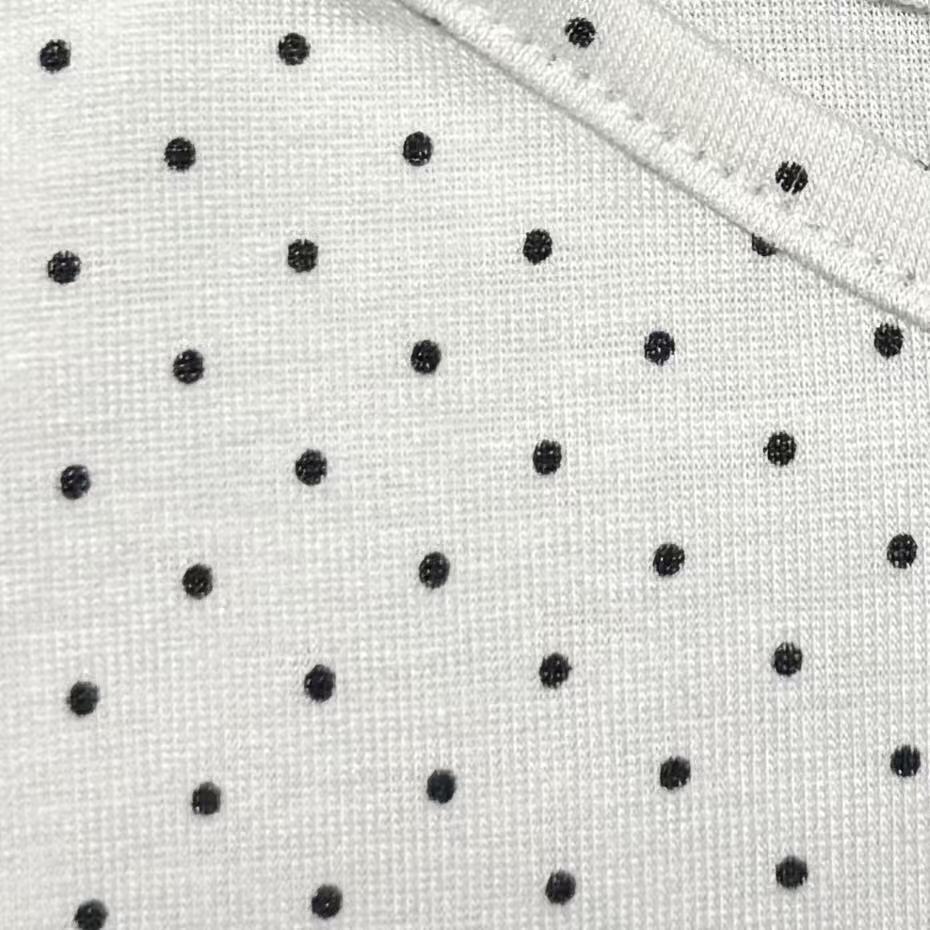 ｛귤 언니｝ho俏皮波点圆领T恤