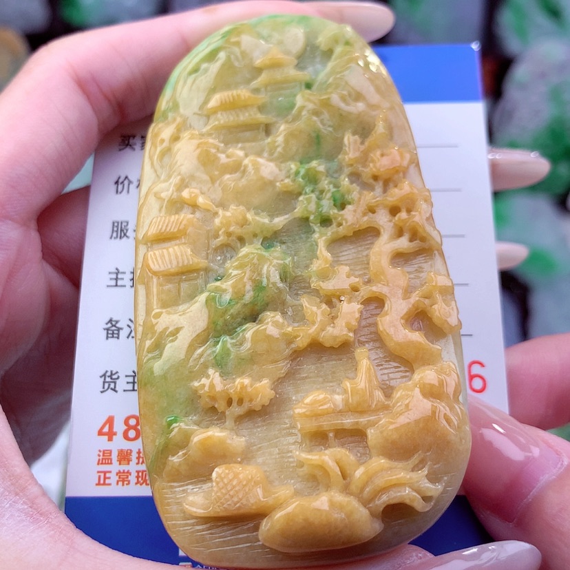 【闪购商品】翡翠颈饰未镶嵌挂件