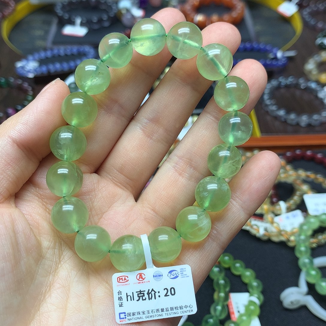 葡萄石手链未镶嵌小***手链