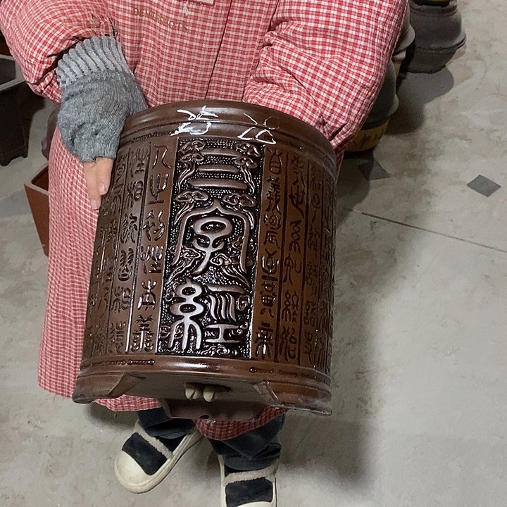 紫砂花盆紫砂花盆