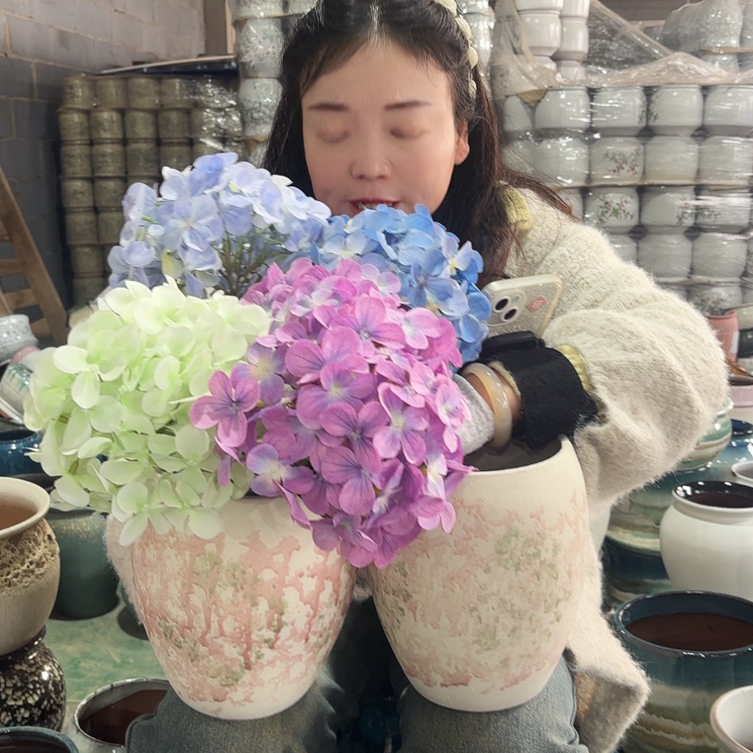 正品两个高21/15红陶