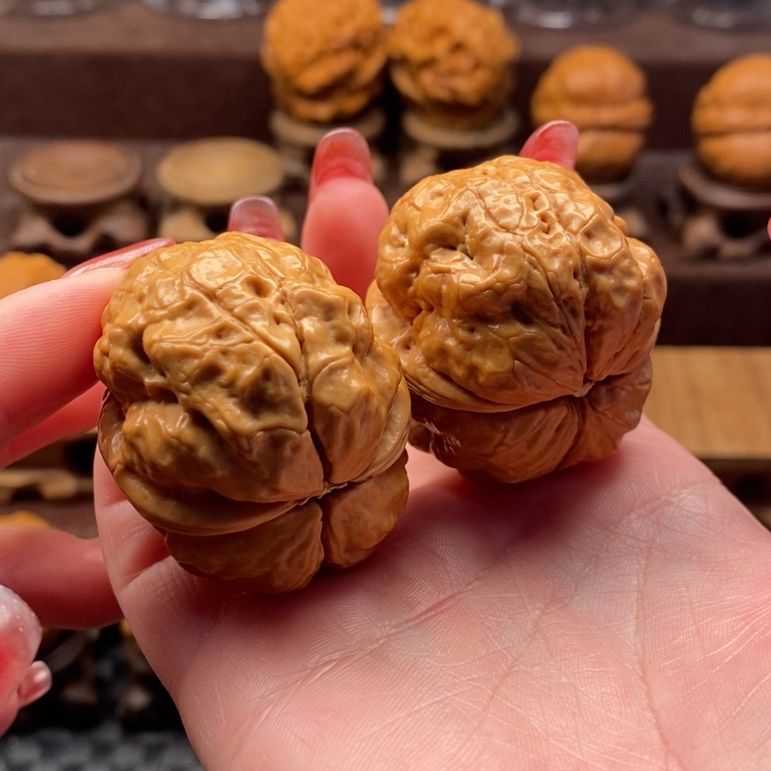 把件文玩核桃40老树金蟾疙瘩包