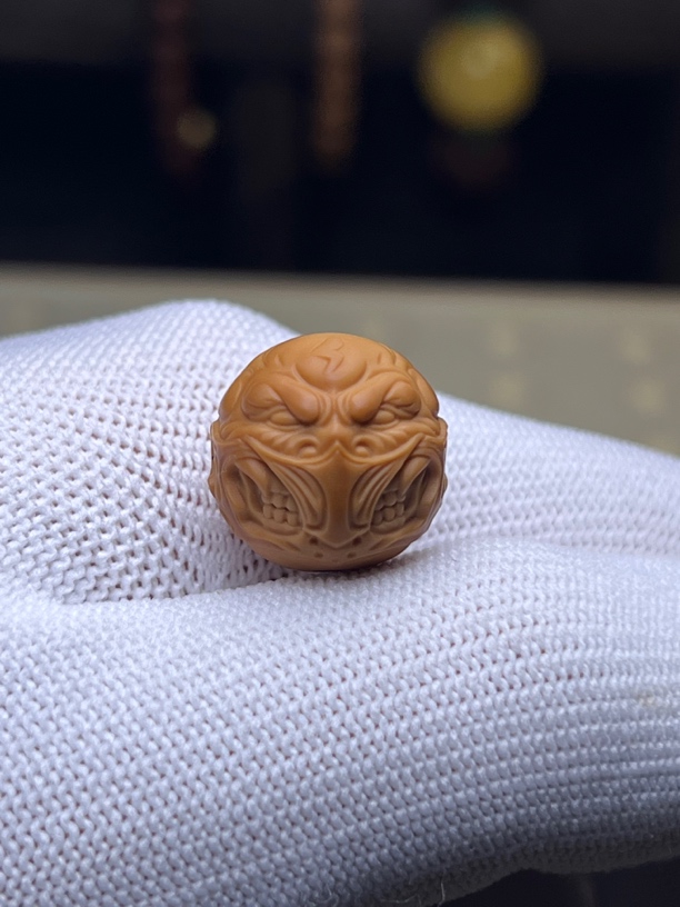 17左右面具恶僧猴头核桃（全品有正常封口线）