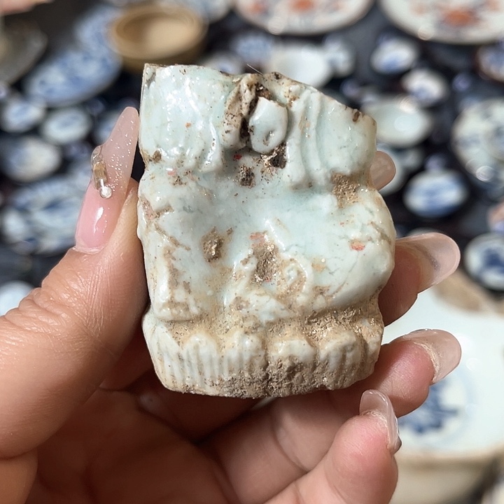 瓷片瓷片茶托喝茶非常不错