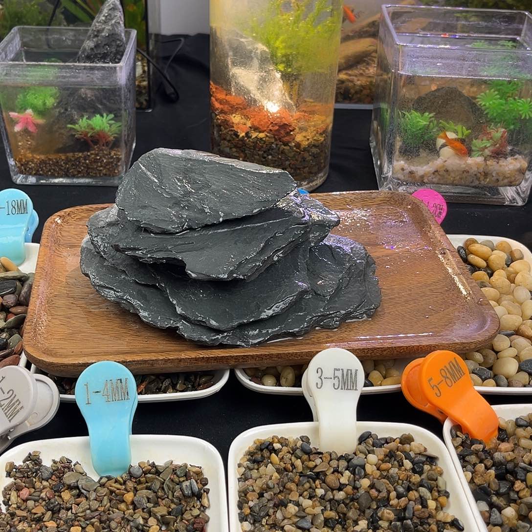 纯天然的片岩石4个