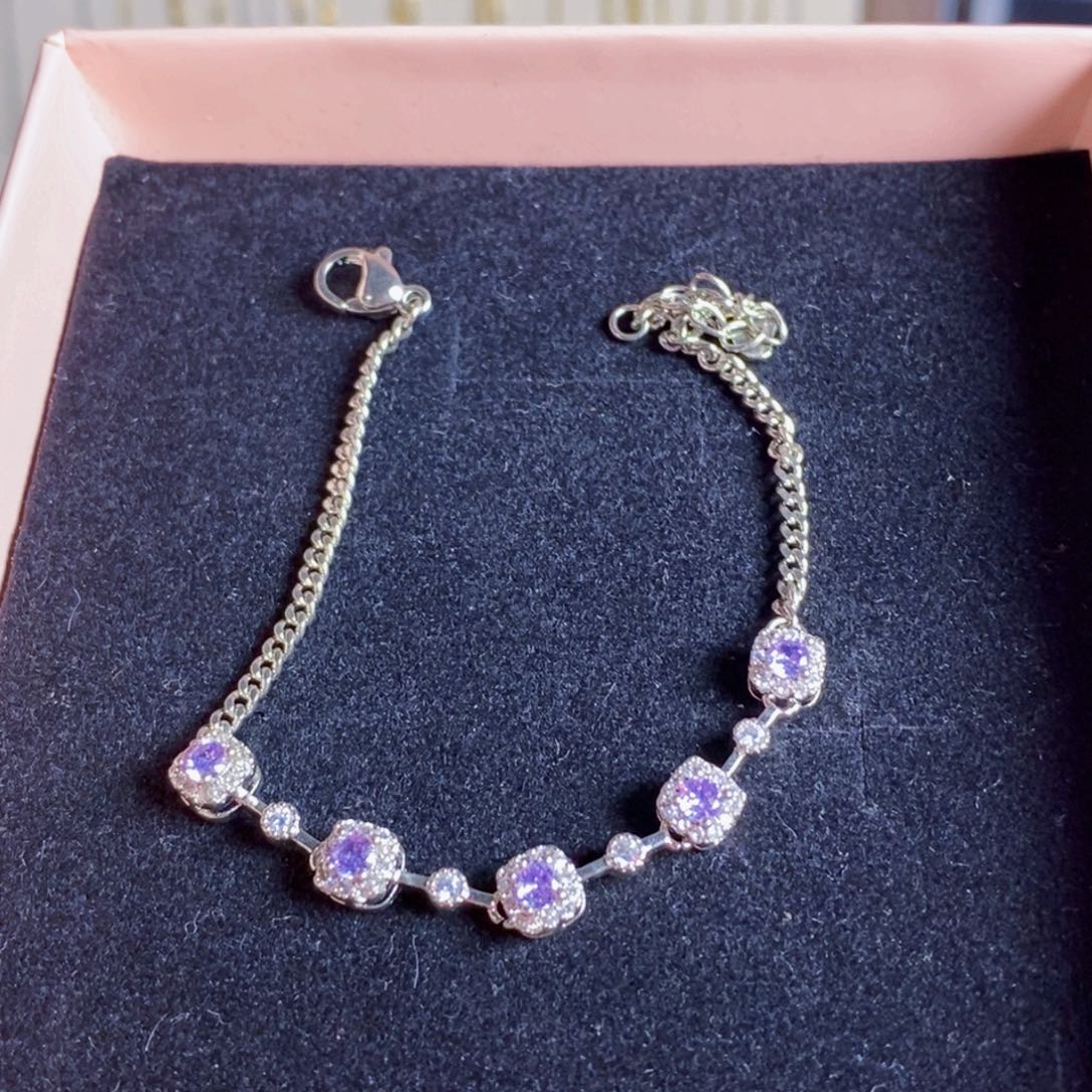 石英石铁合金手链