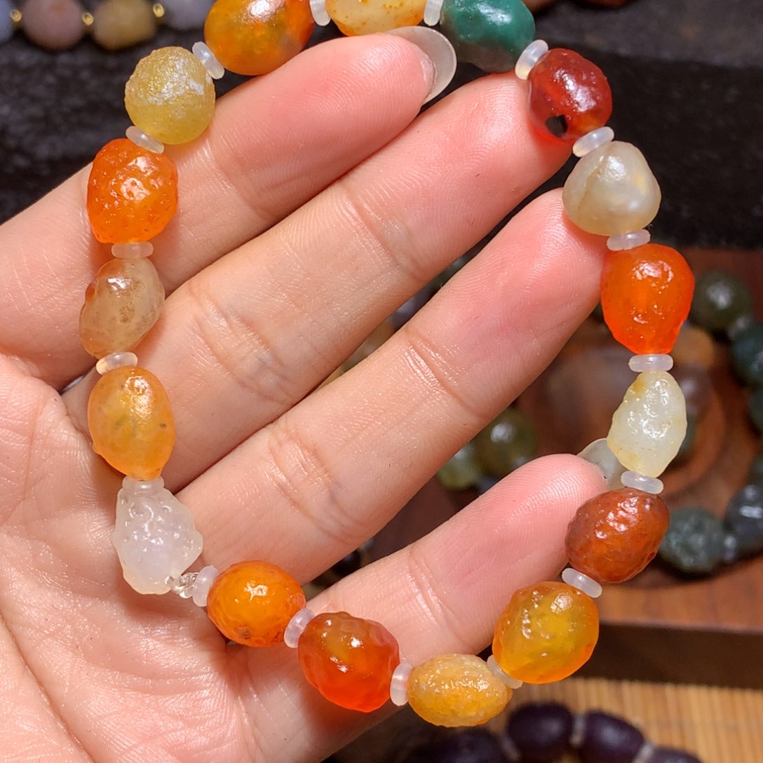 未镶嵌玛瑙/玉髓珠宝半成品