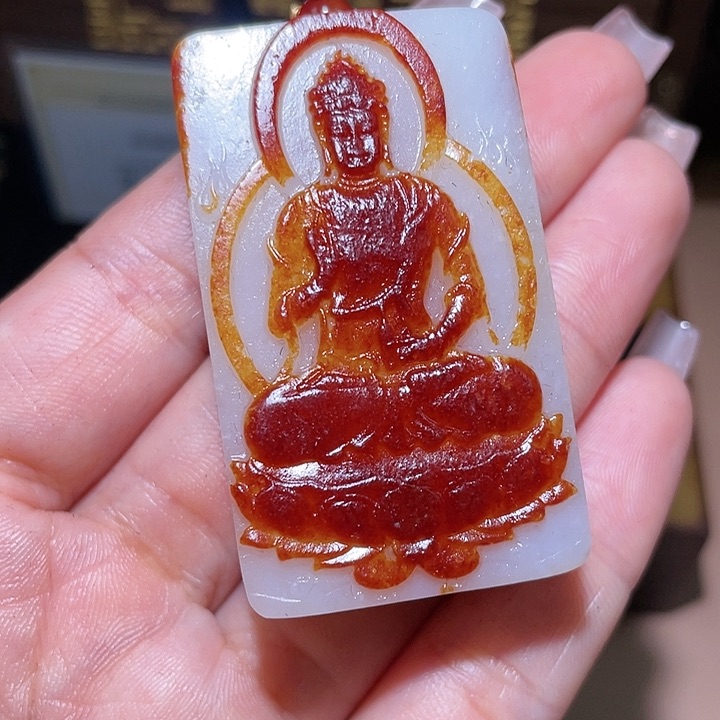 和田玉未镶嵌颈饰X7