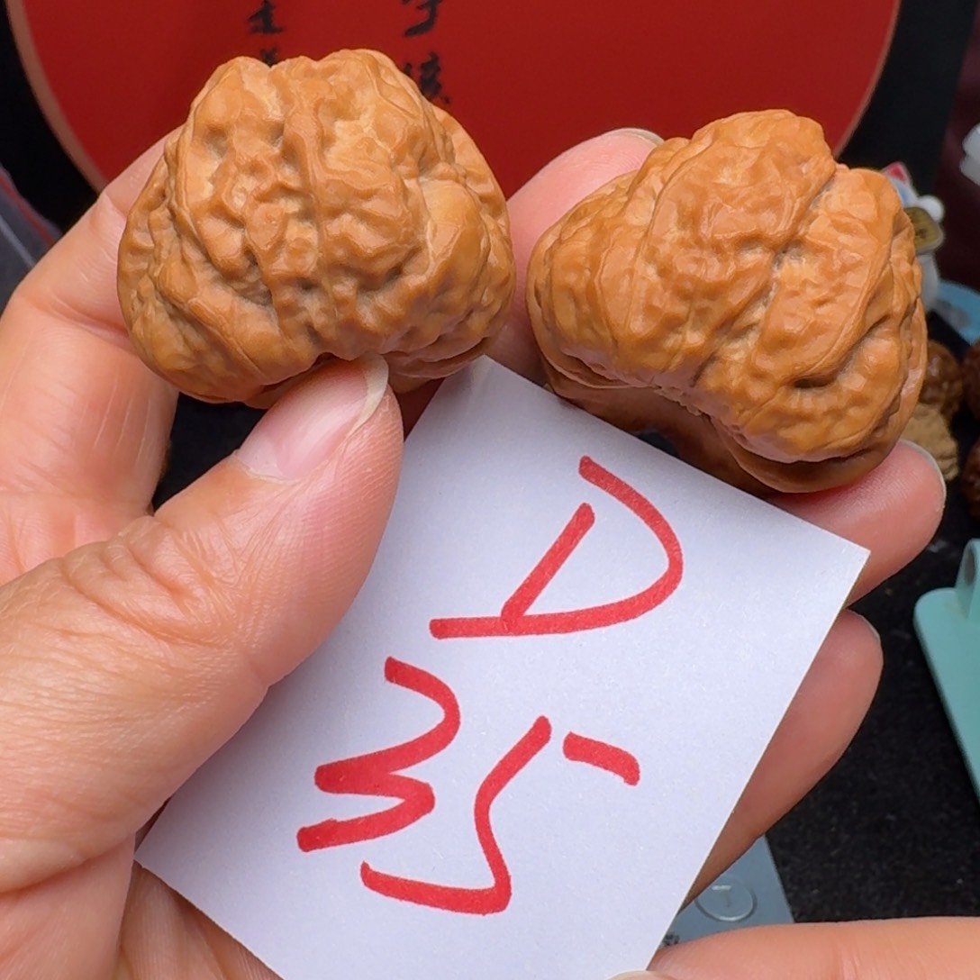 文玩核桃把件40蛤蟆