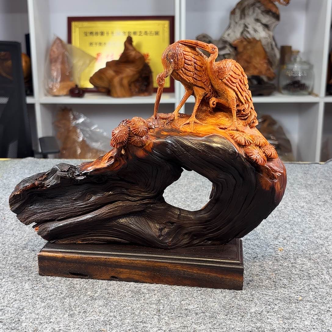 白***兔崖柏太行崖柏精品摆件