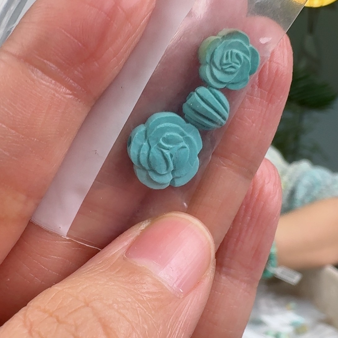 绿松石珠宝奇石未镶嵌