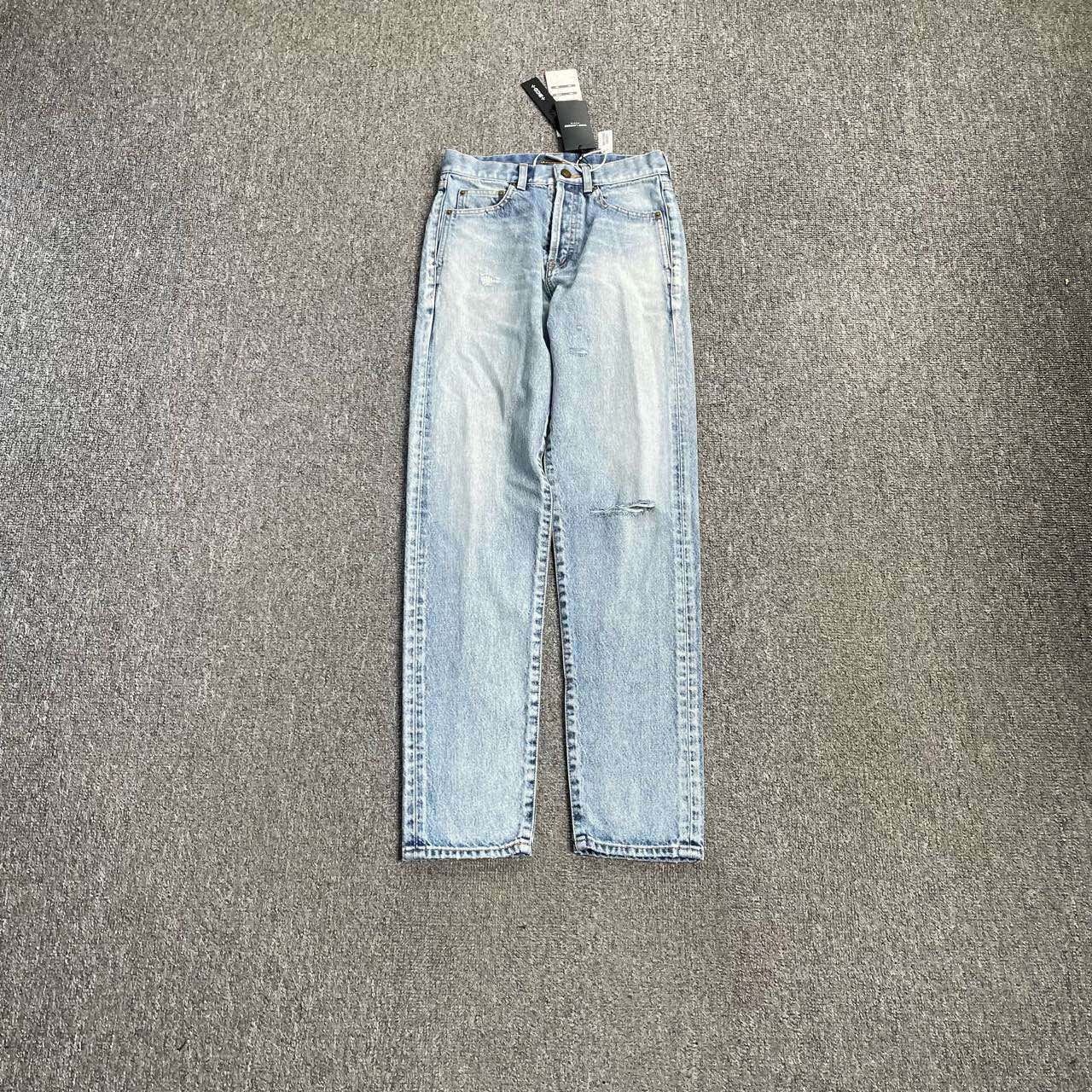 （bb）115 Saint Laurent 蓝色水洗牛仔裤 26码/全新/7400/905886