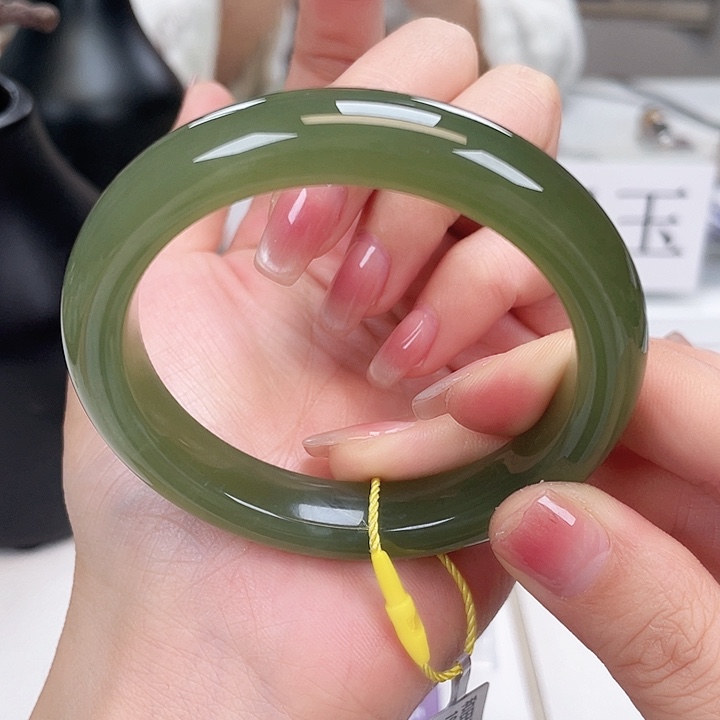 和田玉手镯5556未镶嵌