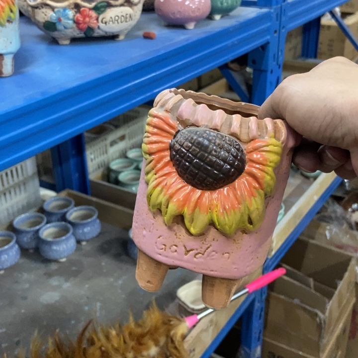 花盆单场满9.9发货9*13粉