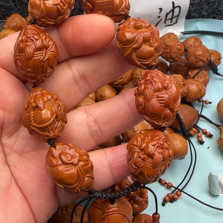 橄榄核手串～*爷橄榄核雕工艺手串