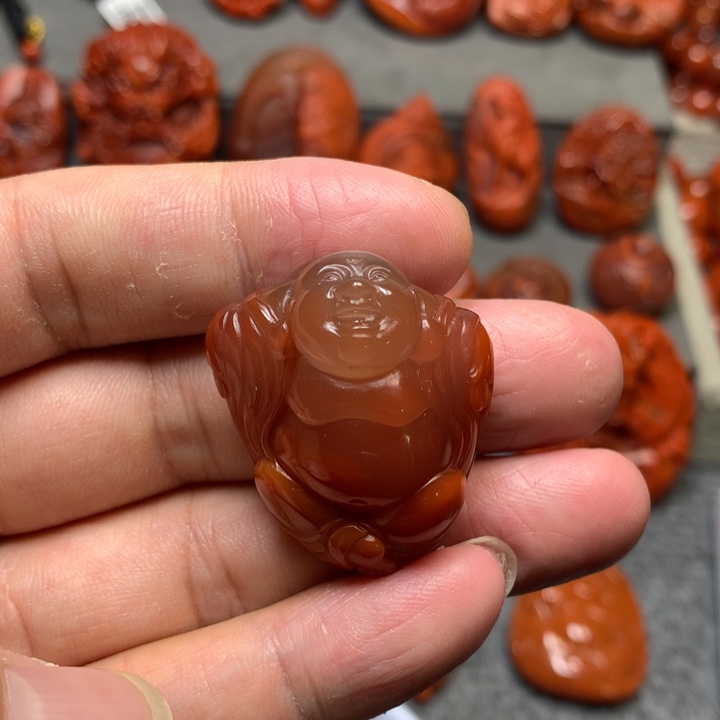 吊坠(不含链)未镶嵌南红玛瑙