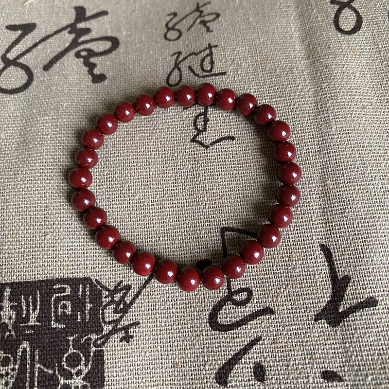 5mm紫金砂素圈手链