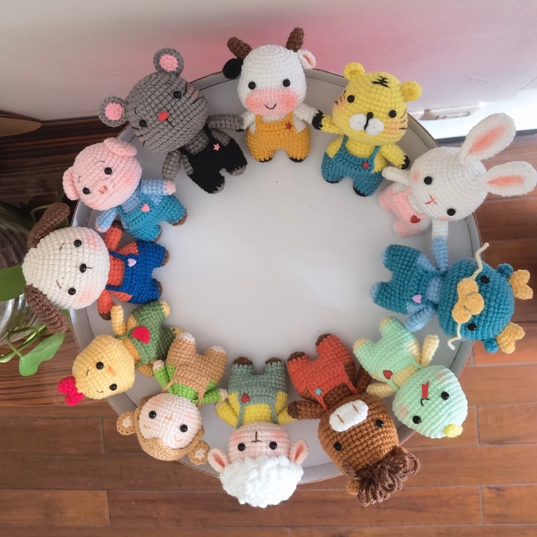 手工钩织玩偶成品十二生肖