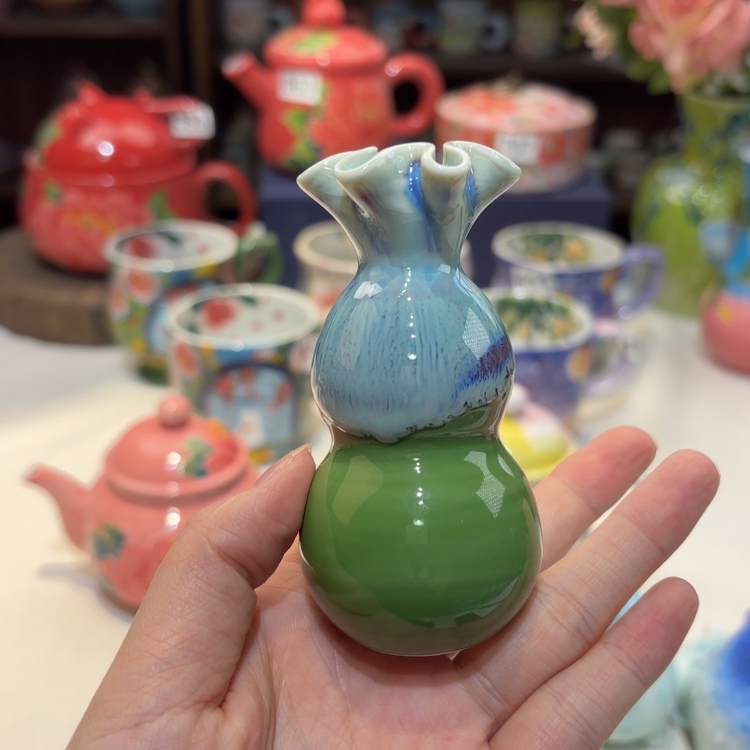 景德镇手绘高温釉下彩陶瓷茶具