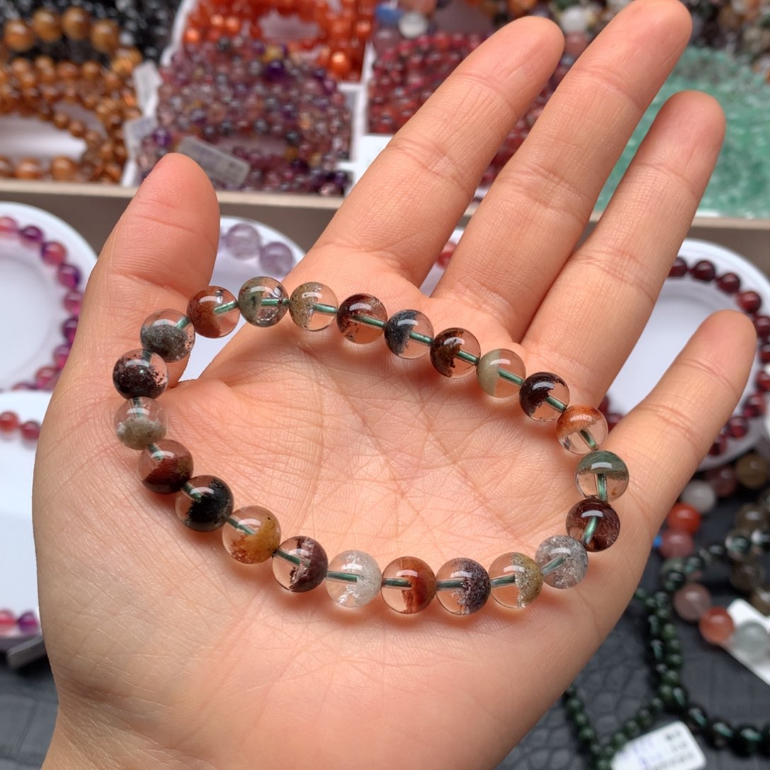 水晶手链未镶嵌崔*心四季幽灵8