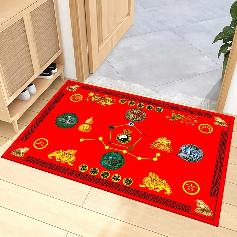 硅藻泥地垫七星八卦门垫五行入户门垫进门垫门口地垫家用防滑地垫
