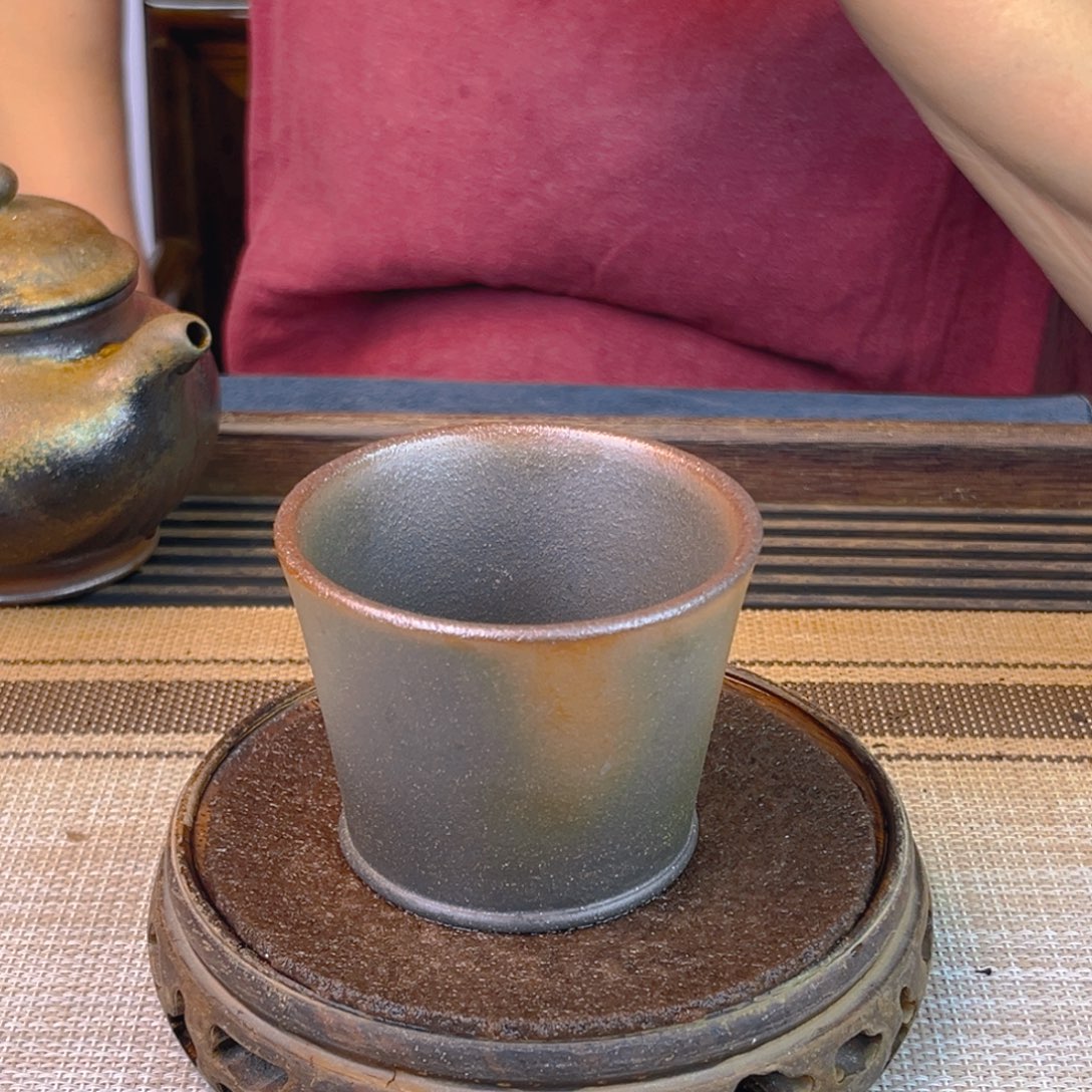 茶壶紫砂宜兴紫砂紫泥柴烧150cc