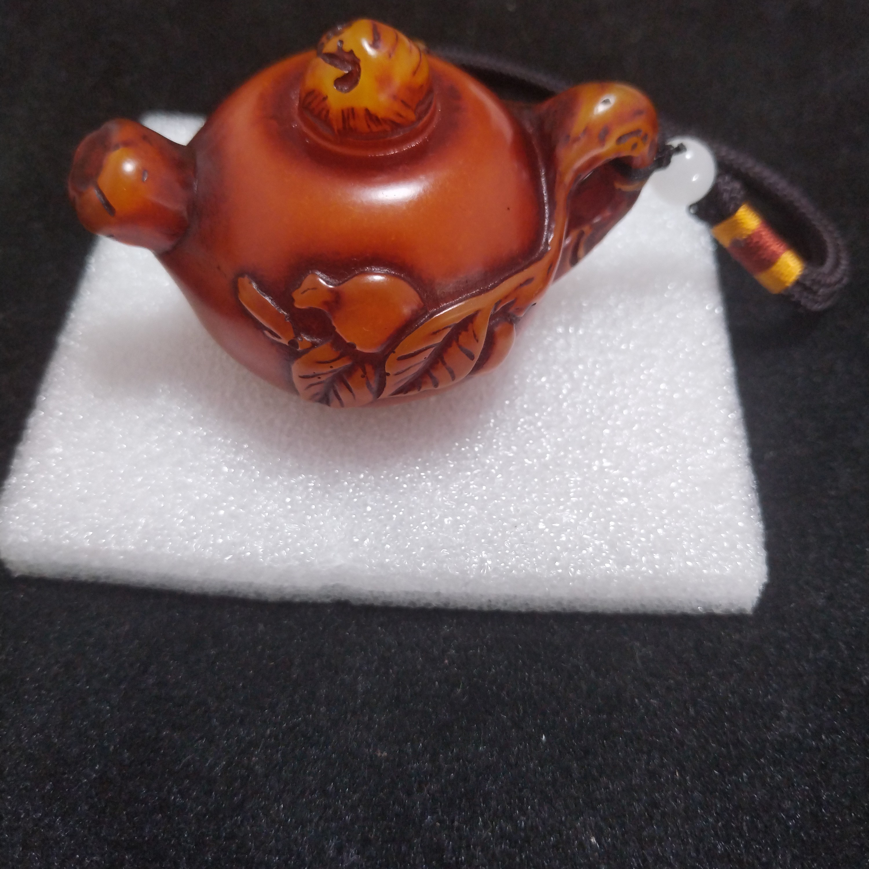 把把壶配饰。107。棕色