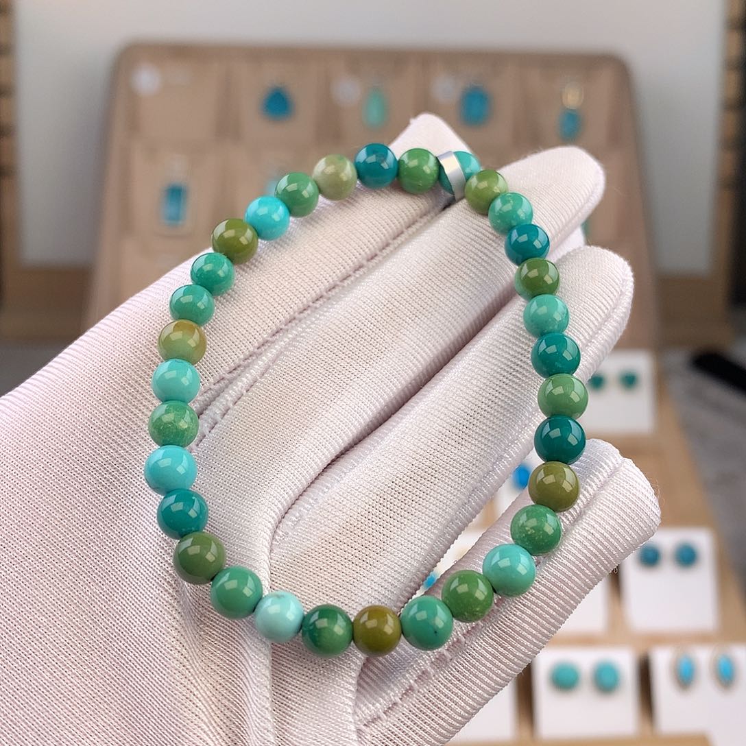 绿松石未镶嵌手链