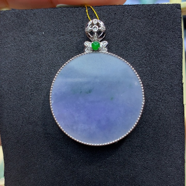 翡翠手链18K金镶嵌翡翠